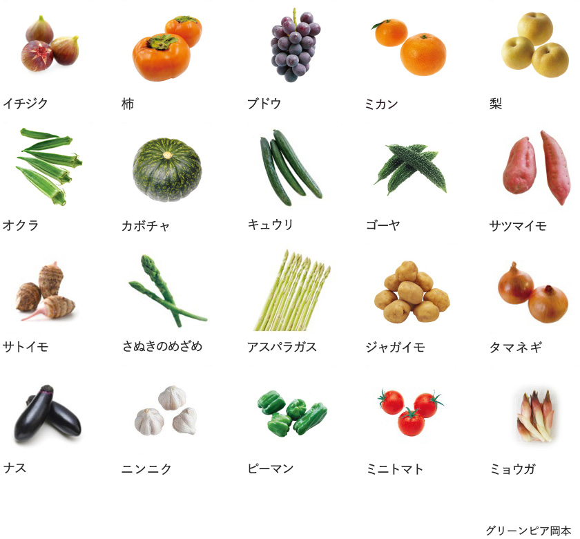 旬の農産物