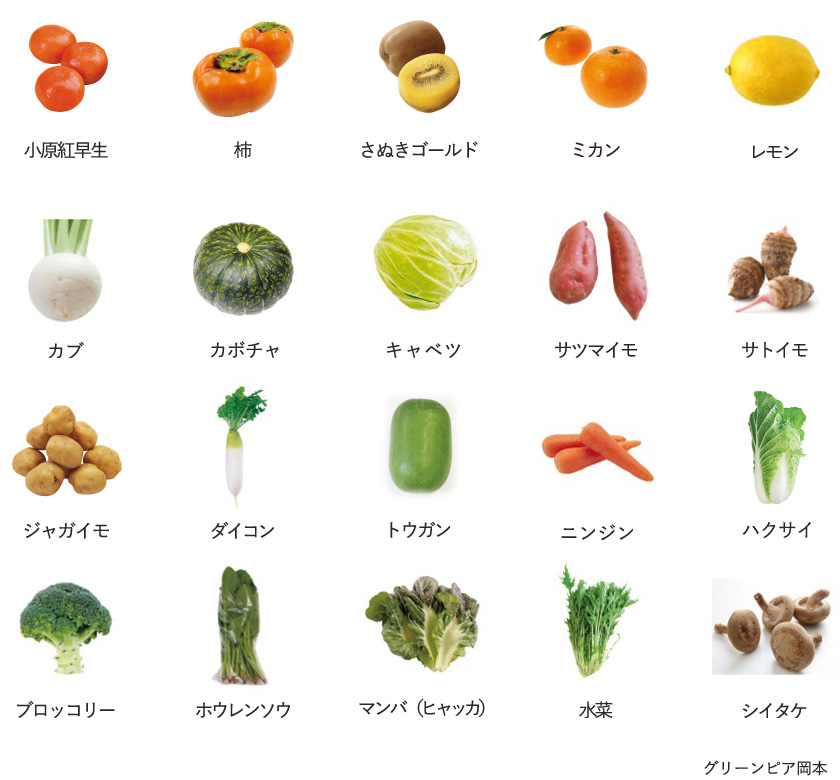 旬の農産物
