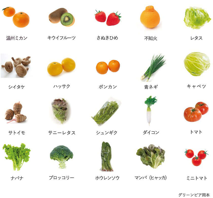 旬の農産物