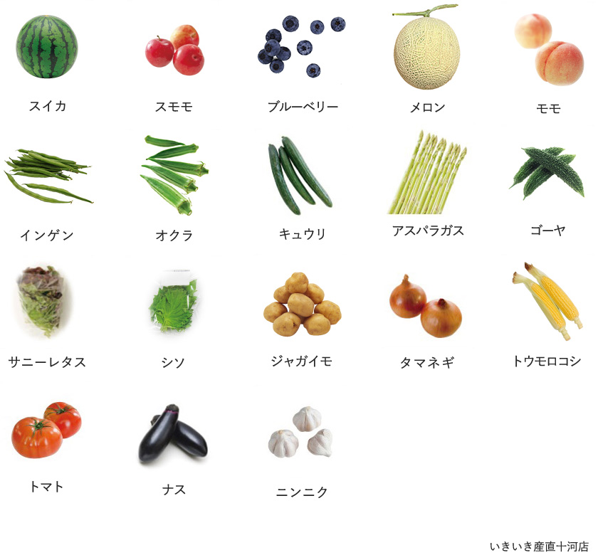 旬の農産物