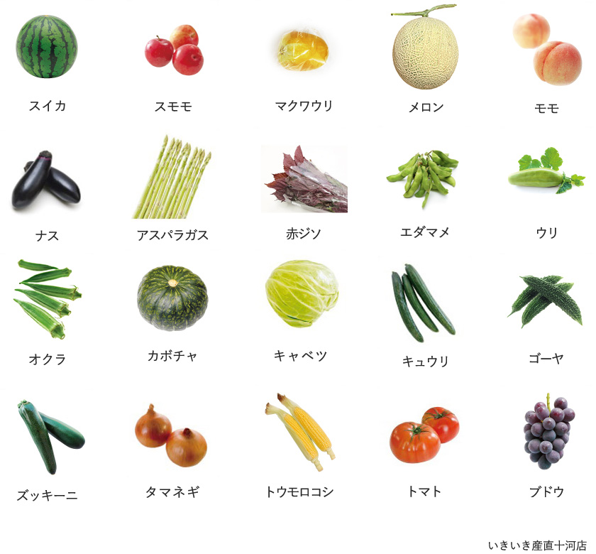 旬の農産物