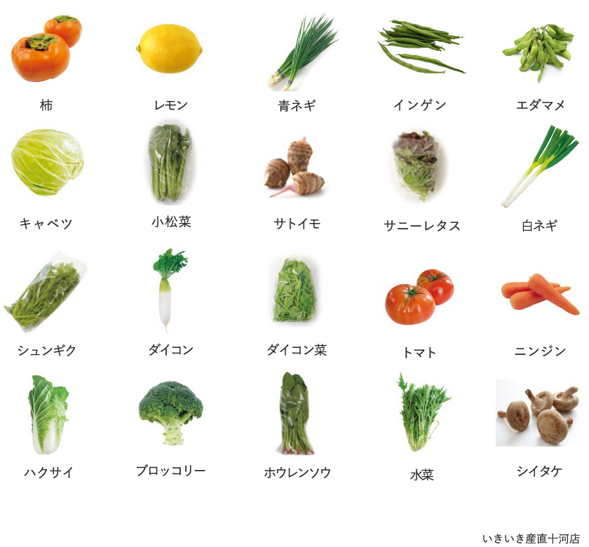 旬の農産物