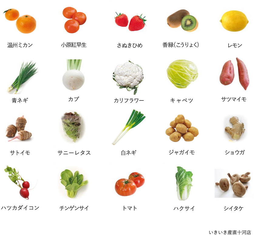 旬の農産物