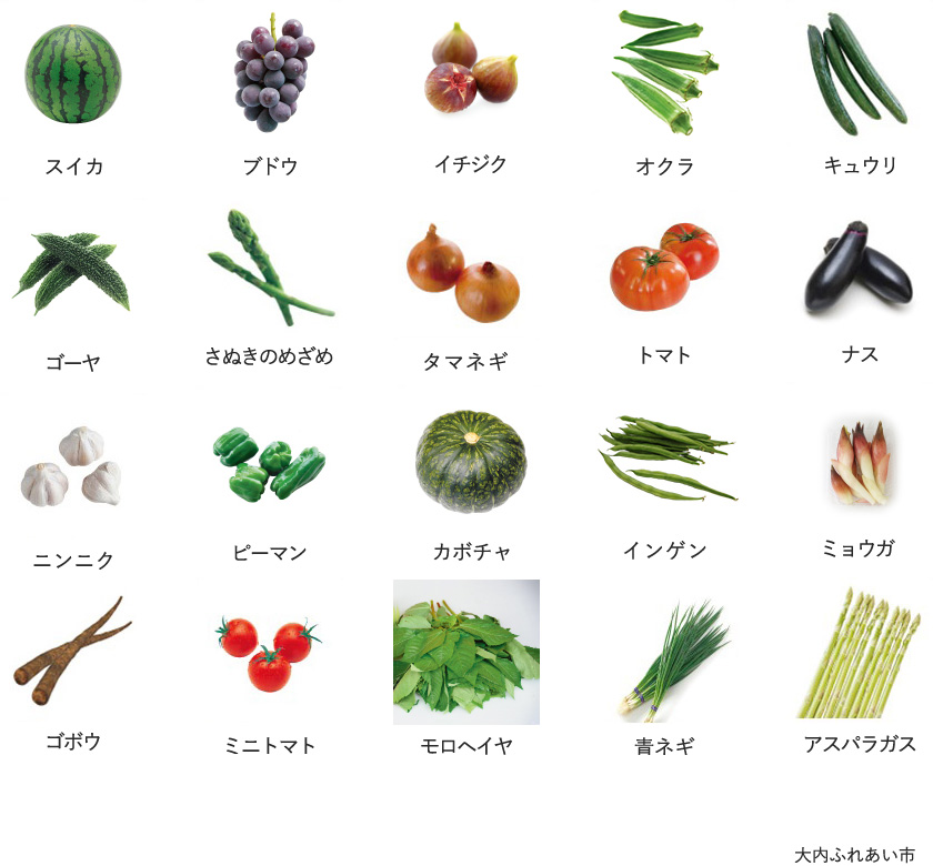 旬の農産物