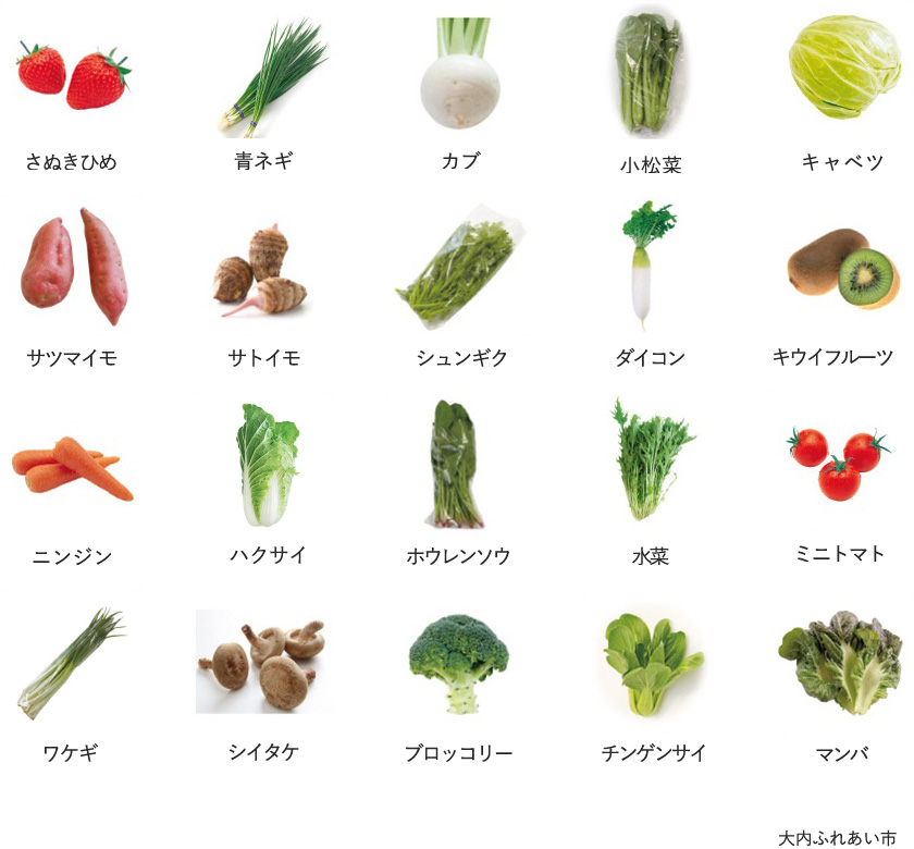 旬の農産物