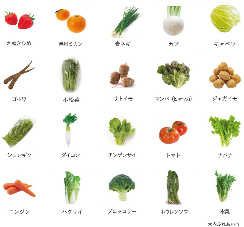 旬の農産物