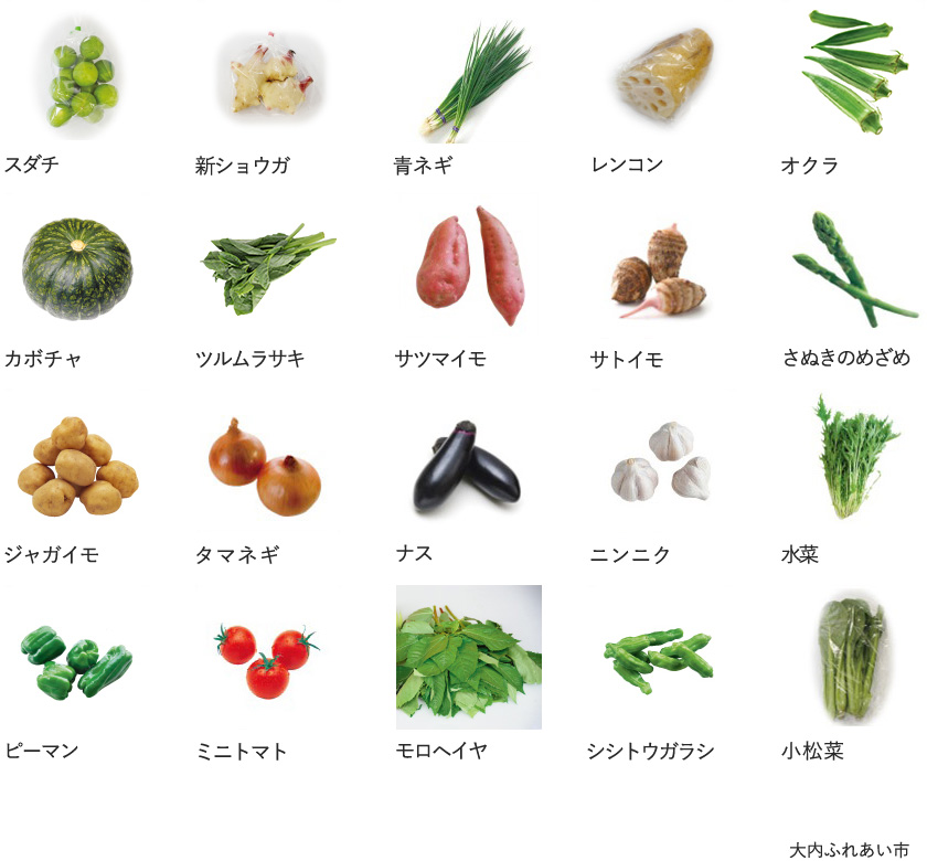 旬の農産物