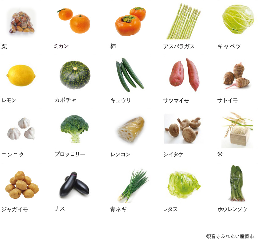旬の農産物