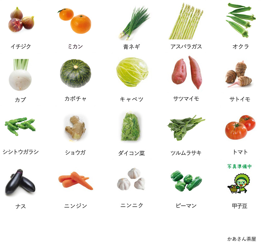 旬の農産物