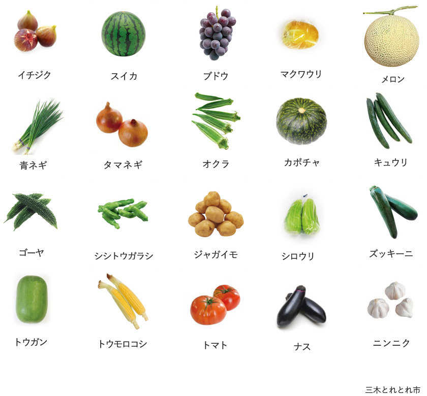旬の農産物