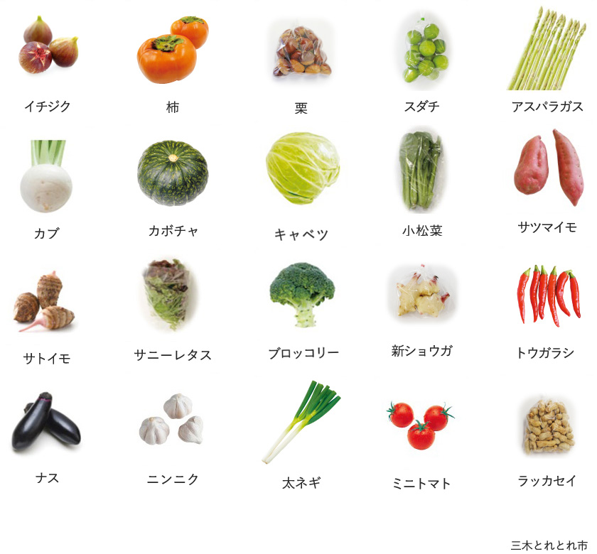 旬の農産物