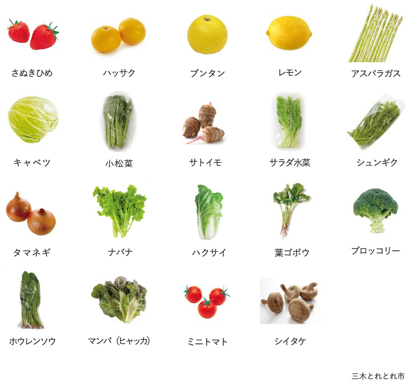 旬の農産物