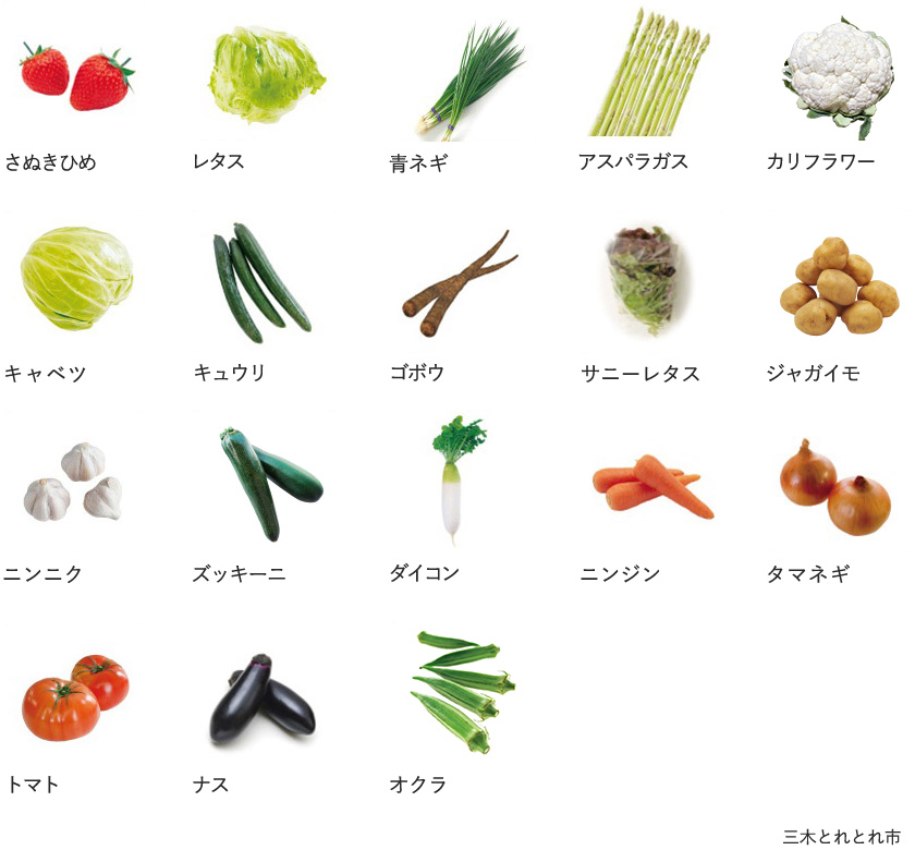 旬の農産物
