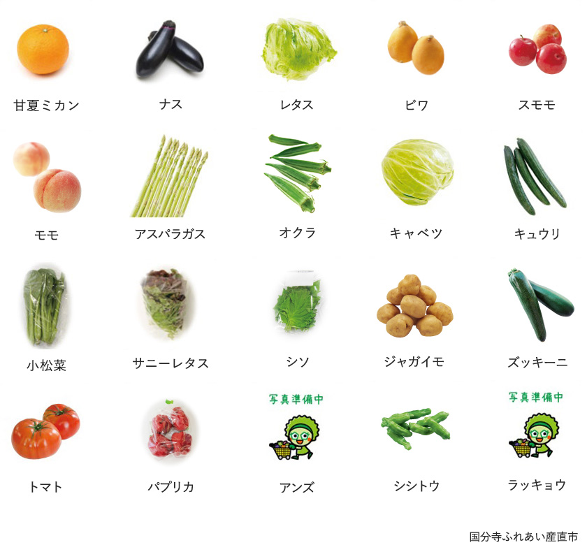旬の農産物