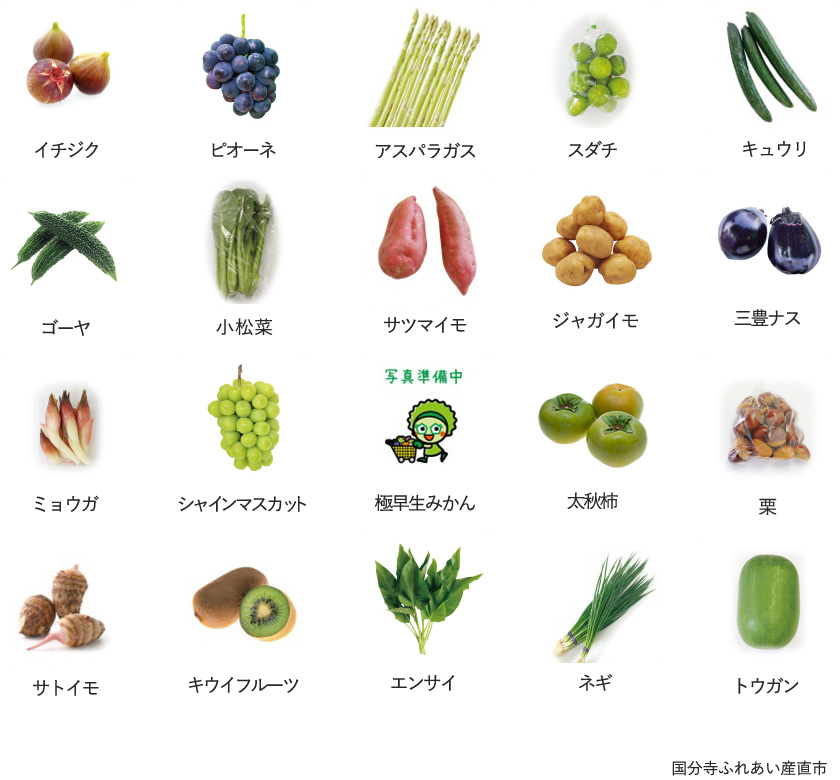 旬の農産物