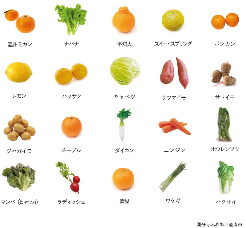 旬の農産物