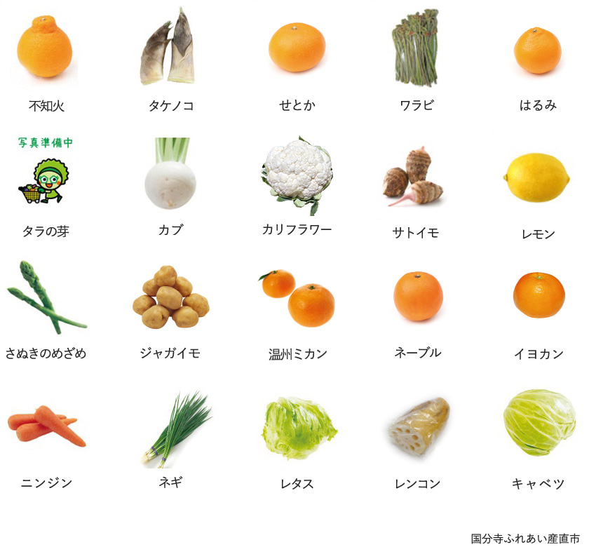 旬の農産物