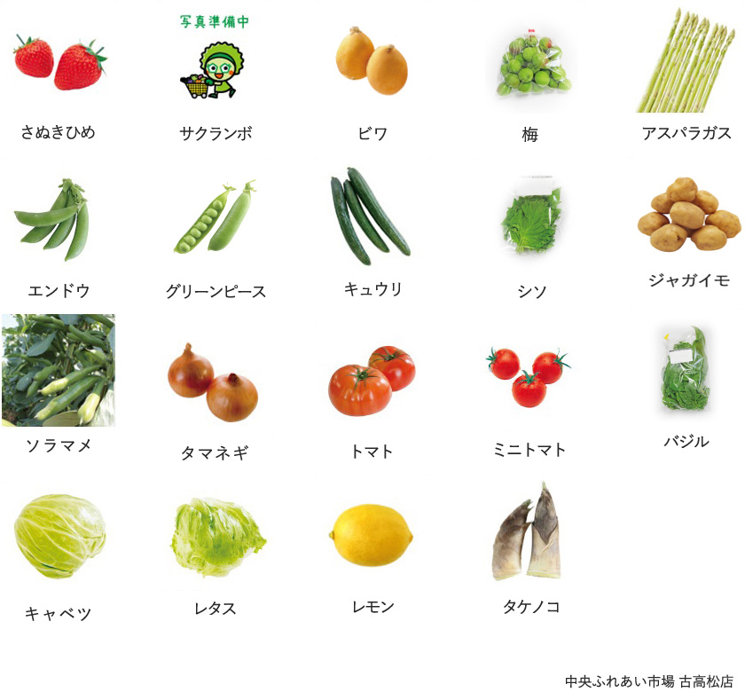 旬の農産物