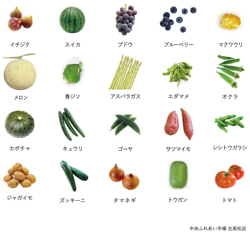 旬の農産物