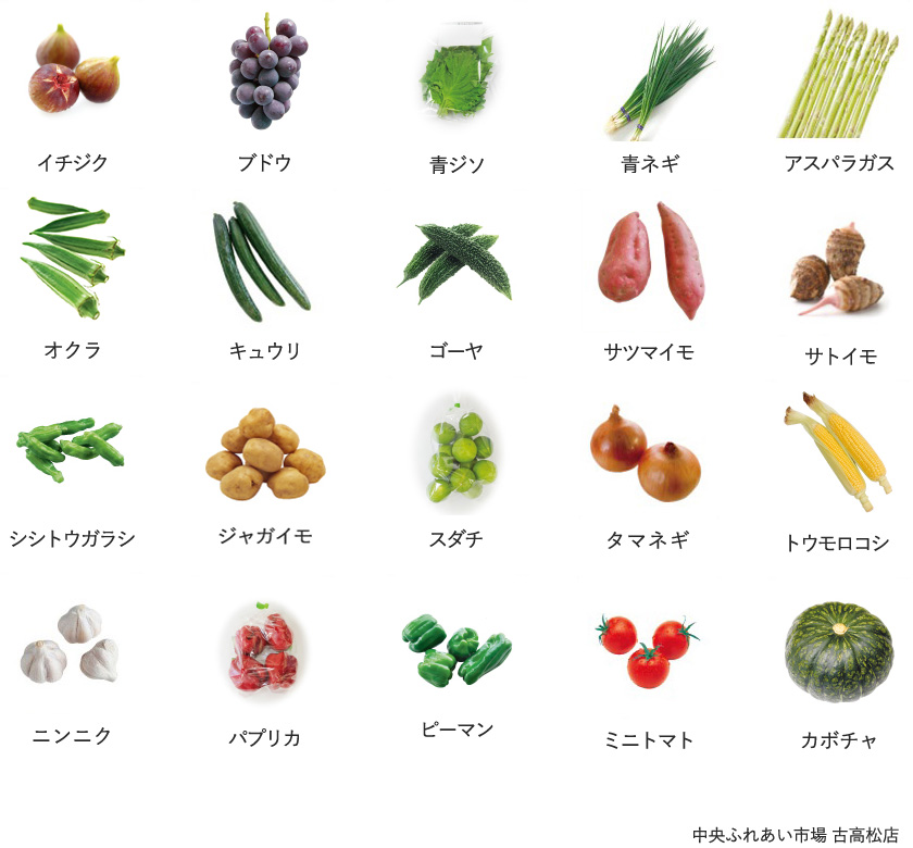 旬の農産物
