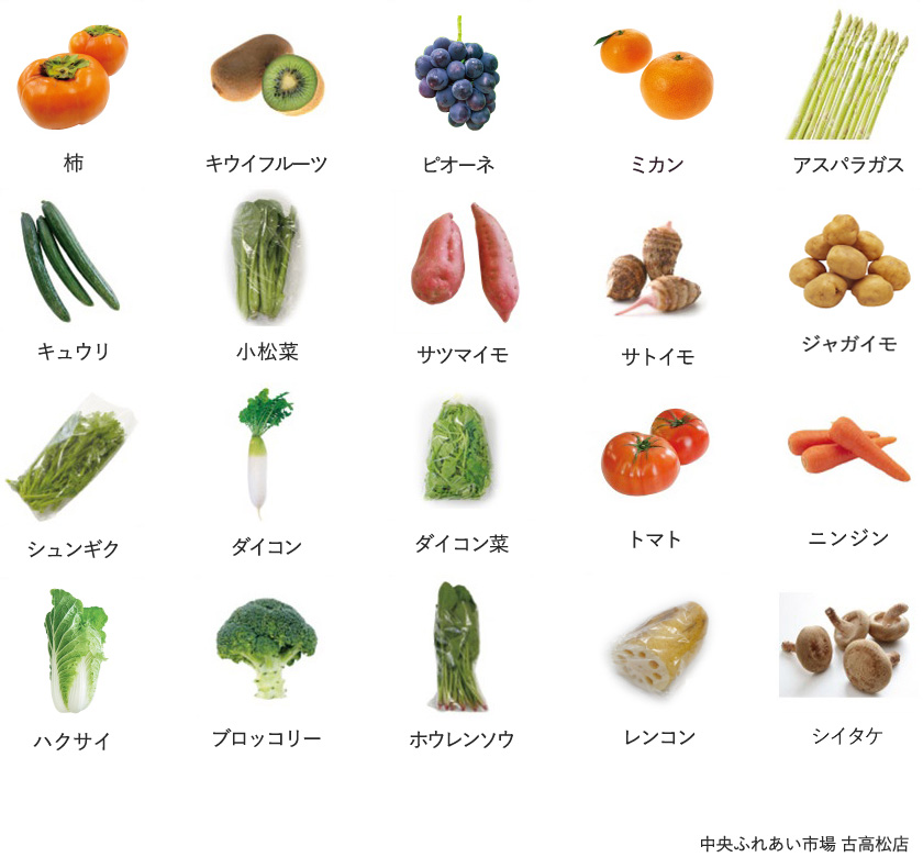 旬の農産物