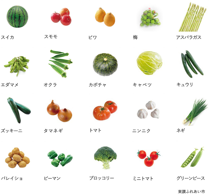 旬の農産物