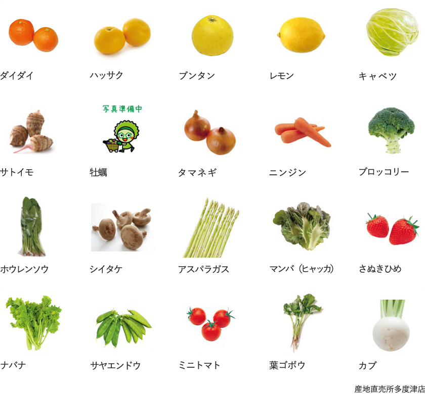 旬の農産物