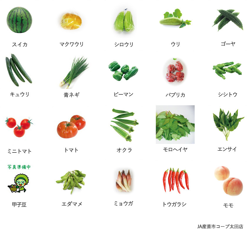 旬の農産物