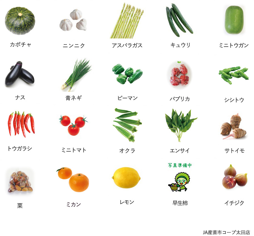 旬の農産物
