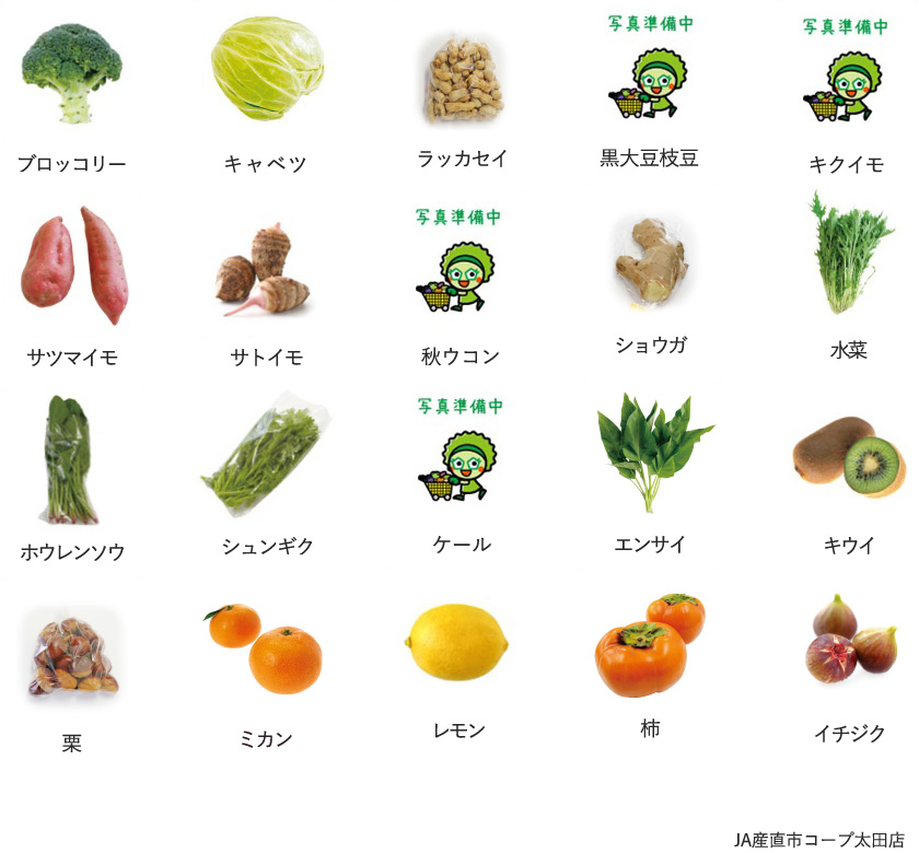 旬の農産物