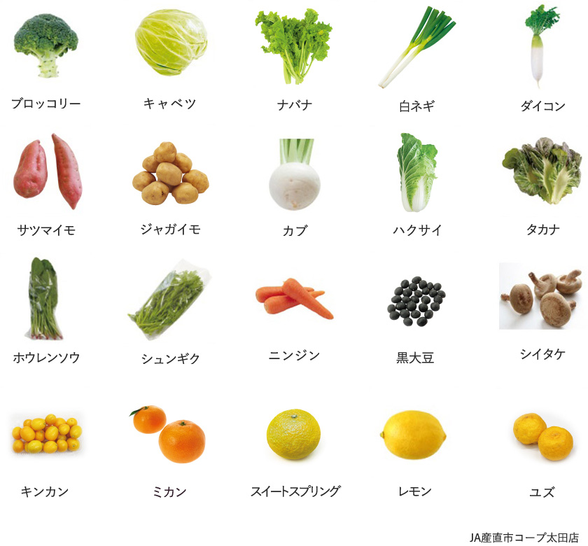 旬の農産物