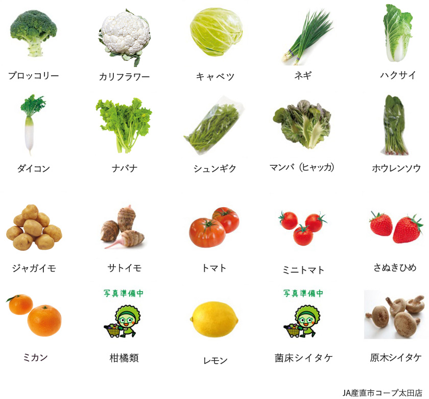 旬の農産物
