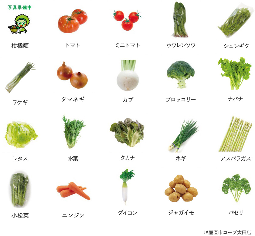 旬の農産物