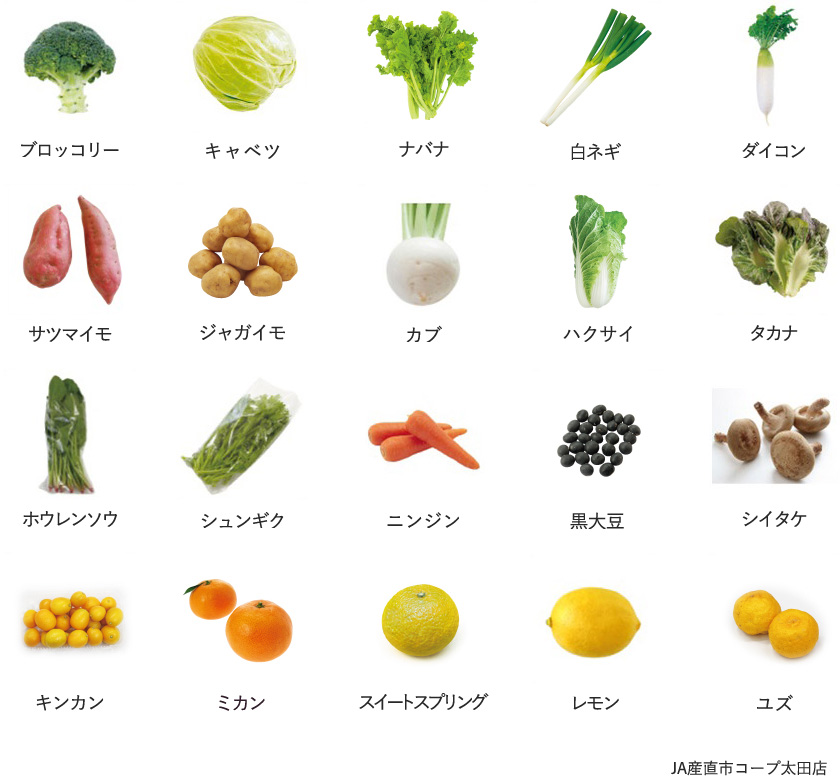 旬の農産物