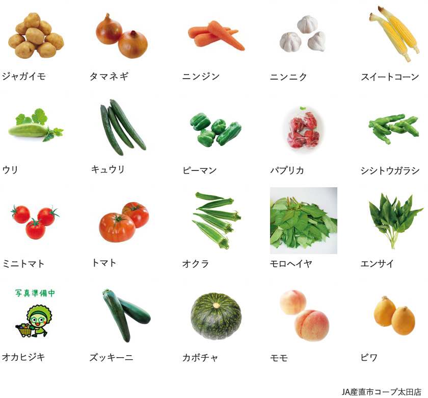 旬の農産物